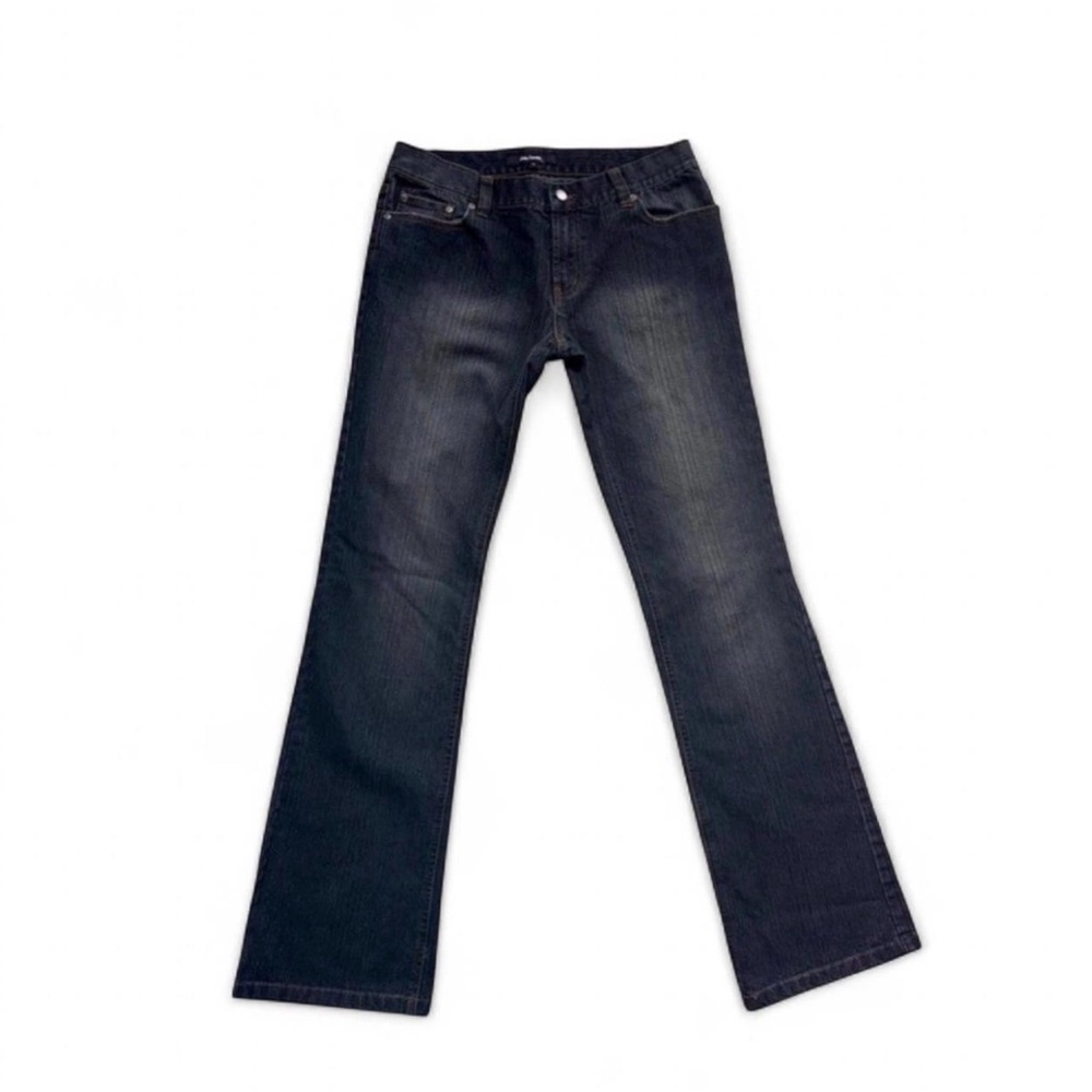 Daisy Fuentes Moda Dark Wash Rhinestone Bootcut Jeans Size 6